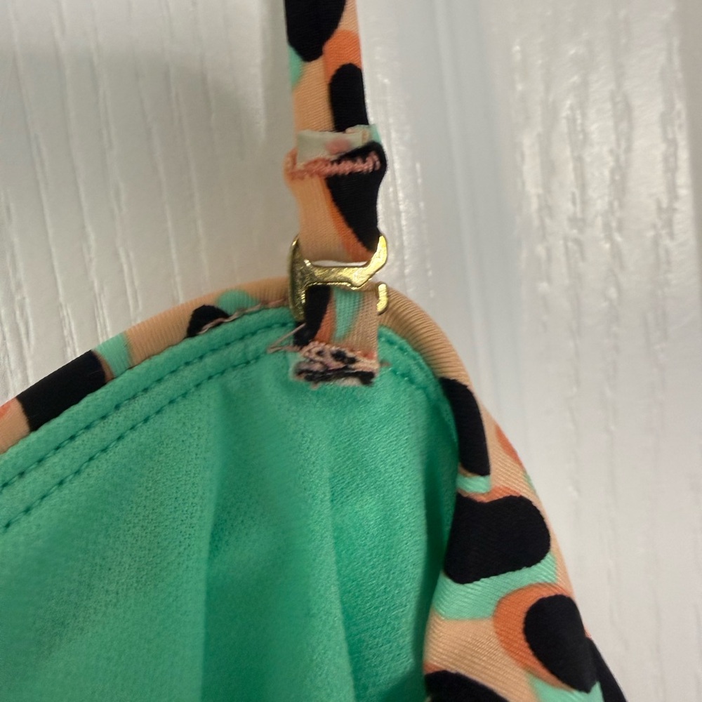 Bar III Leopard Print One Piece Swimsuit - Tan and Black - Picture 6 of 7